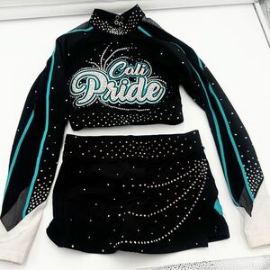 Cheer sport uniform Cali pride logo
Small size